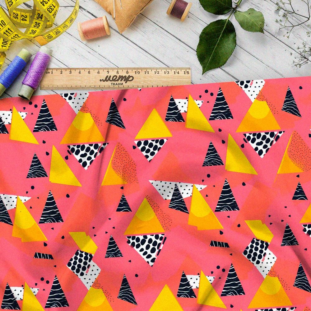 Ткань премиум интерлок абстрактные хореографии времени