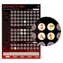 СКРЕТЧ-ПЛАКАТ СЕКС-ГИД. КАМАСУТРА