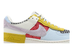 Кроссовки Nike Air Force 1 Shadow "Multi-Color" (Женская размерная сетка)