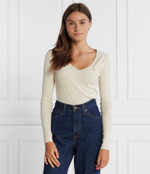 Блузка Tommy Jeans - кремовый(DW0DW14278)