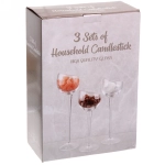 Подсвечники в наборе 3шт «Estet» 7,5*20,23,26см