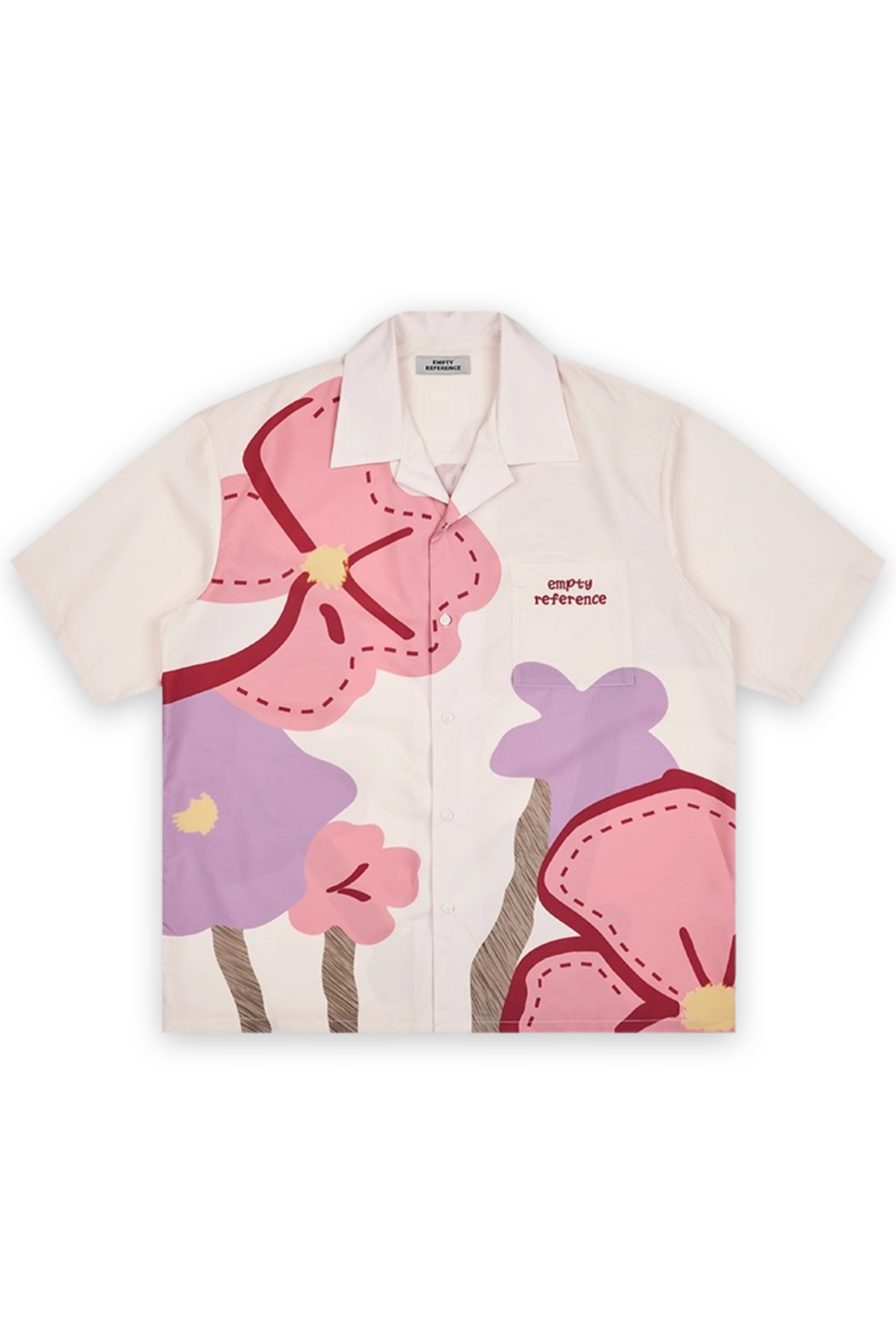 Рубашка ER "Abstract Flowers" Short-Sleeved Shirt