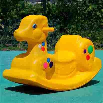 Качалка балансир Для Помещений «Оленёнок» Желтый