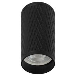 Светильник настенно-потолочный спот ЭРА OL44 BK MR16 GU10 IP20 черный | Декоративная подсветка