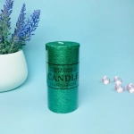 Свеча «New Star» 5*10см цвет изумрудный ZD-073