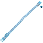 Ошейник с колокольчиком 1*19-32см «Zoo City-Лапки» микс цветов (минивложение 12шт)✦