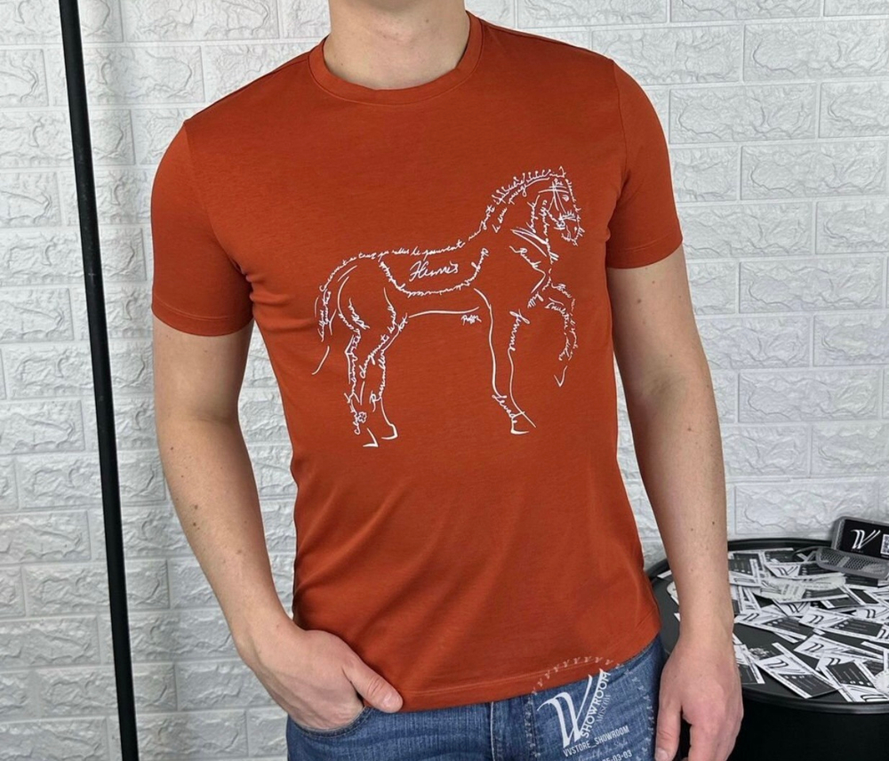 Футболка Hermes премиум