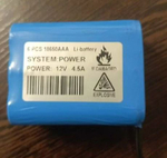 Ремонт аккумуятора для подводной камеры 12В 4.5Ач