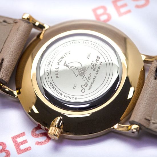 Унисекс немецкие часы Paul Hewitt, Sailor Line PH-SA-G-Sm-B-22M