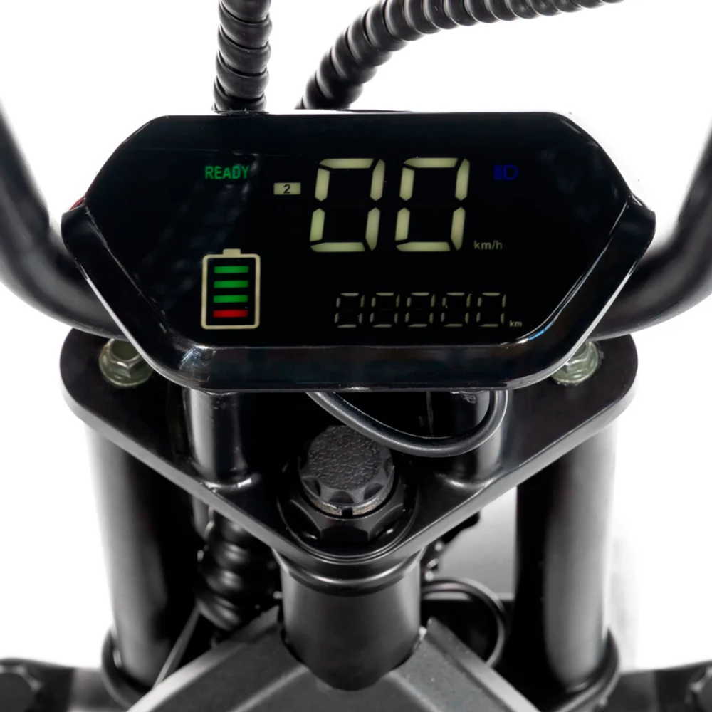 Электроскутер Citycoco Trike Mini 1000W 48V 20AH Чёрный