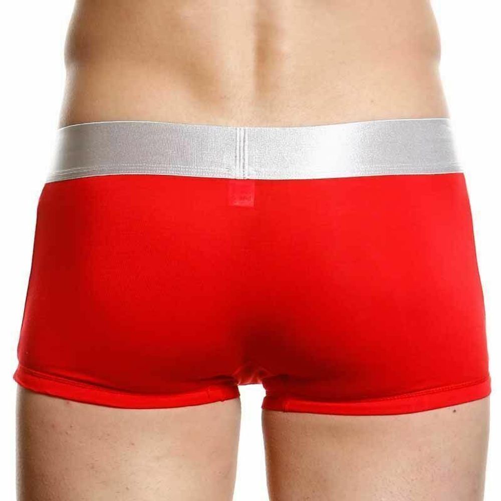 Мужские трусы боксеры Calvin Klein Steel Red Grey