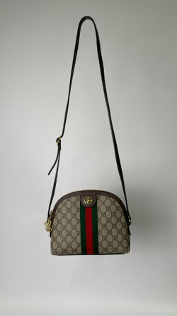 Сумка Gucci Ophidia Dome Shoulder Bag GG Coated Canvas