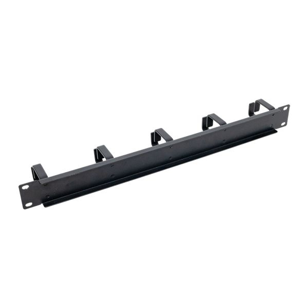 Кабельный органайзер TERACOM PRO 1U 5 колец чёрный