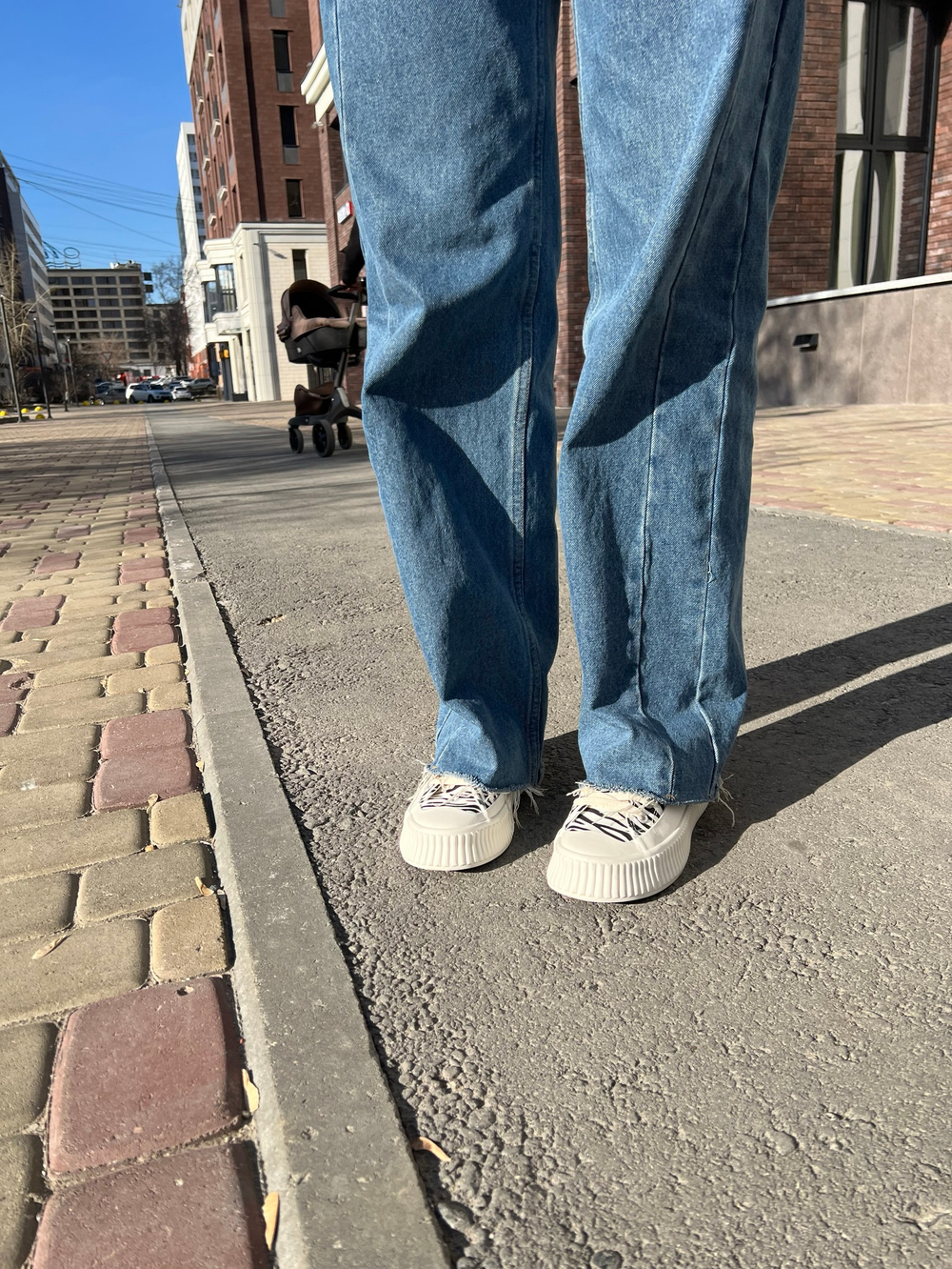 Кеды женские под зебру