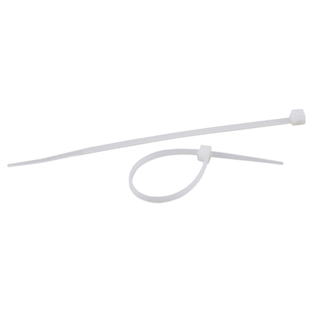 Кабельная стяжка ЭРА 2,5х150 белая 25 штук