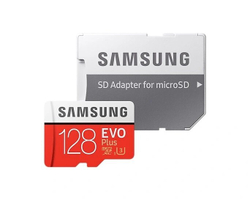 Карта памяти Samsung 128GB MicroSD EVO PLUS (MB-MC128HA/RU) + адаптер