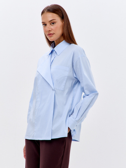 Рубашка с декоративным, откидным воротником