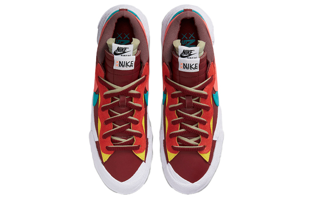 Кроссовки Kaws X Nike Blazer Low "Team Red"