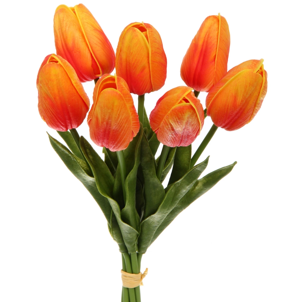 Цветы искусственные «Natur» 38см Тюльпаны 7шт желтые