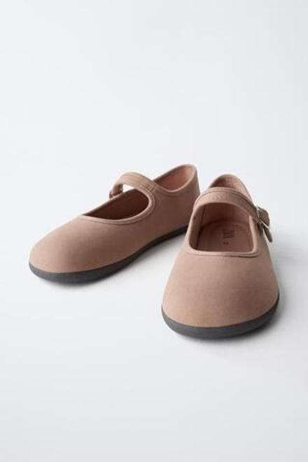 ZARA БАЛЕТКИ BAREFOOT, РОЗОВЫЙ