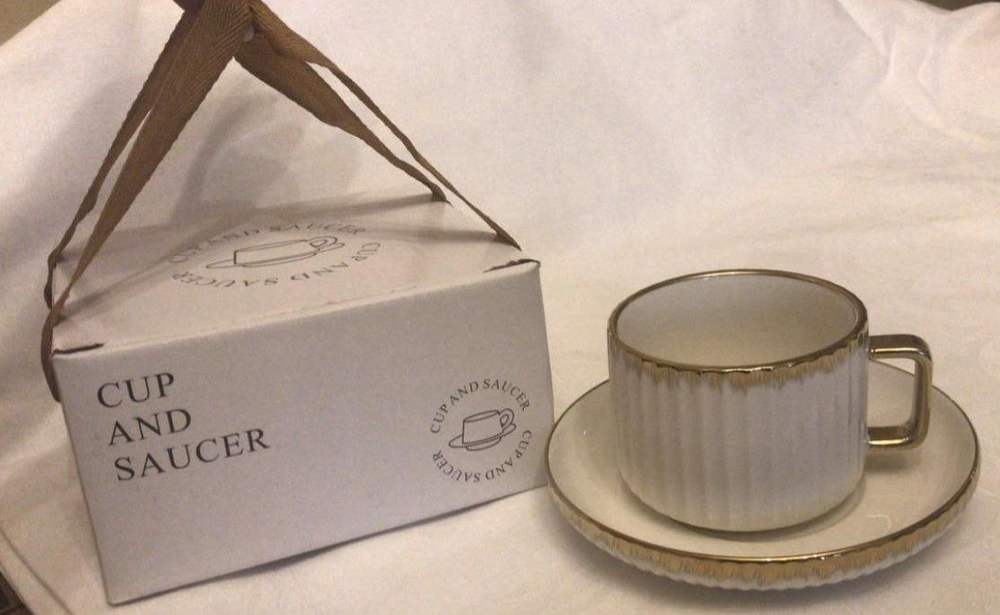 Чайная пара, для чая и кофе, 250 мл.