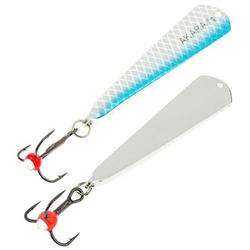 Блесна Akara Nota 35 мм 3 гр (5 цветов) с тройником и каплей