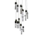 Люстра каскадная Аква хром d50 h500 PowerLed 75W (4000K)