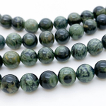 "Яшма камбаба" (риолит), диаметр около 8,3-8,5 мм, цена за 22-23 шт (1/2 нити)