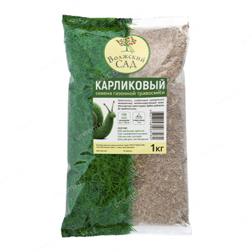Газон Карликовый 1кг  Волжский Сад
