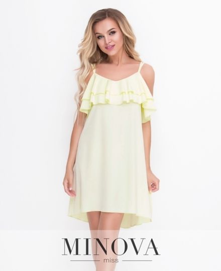 Платье 8582-желтый Minova Фото 2
