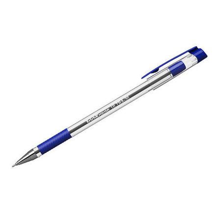 Ручка шариковая Erich Krause ULTRA L-30 синяя, игла-0.7мм, грип
