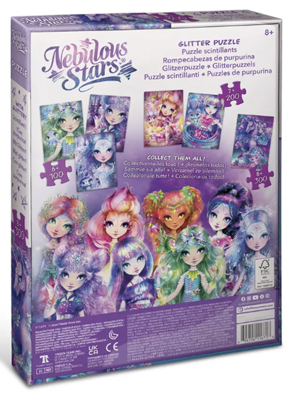 Детский набор пазлов для девочек серия Nebulia, марка Nebulous Stars