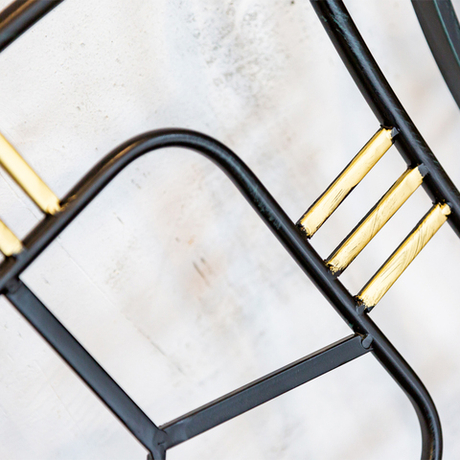 Стул складной Объект мечты Гарда черный антик OM-21061615