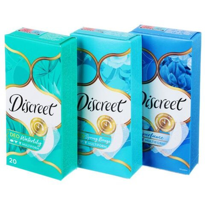 DISCREET прокладки на каждый день Spring Breeze Multiform Single 20шт