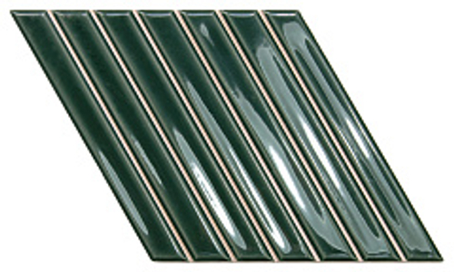 Керамическая плитка для стен WOW SPIKE BARS A Royal Green Gloss 15x25,9