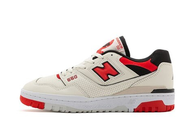 Баскетбольные кроссовки New Balance BB550 "White True Red" Shoes Beige