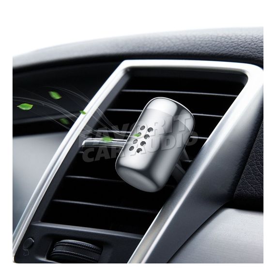 Ароматизатор Baseus Little Fatty металл 2 вида запахов серебряный