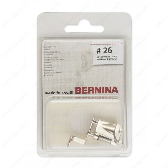 Лапка вышивальная с каплевидным отверстием №26 Bernina