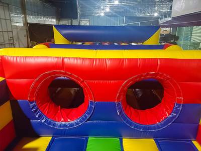 Надувная полоса препятствий «Веселые старты», без горки