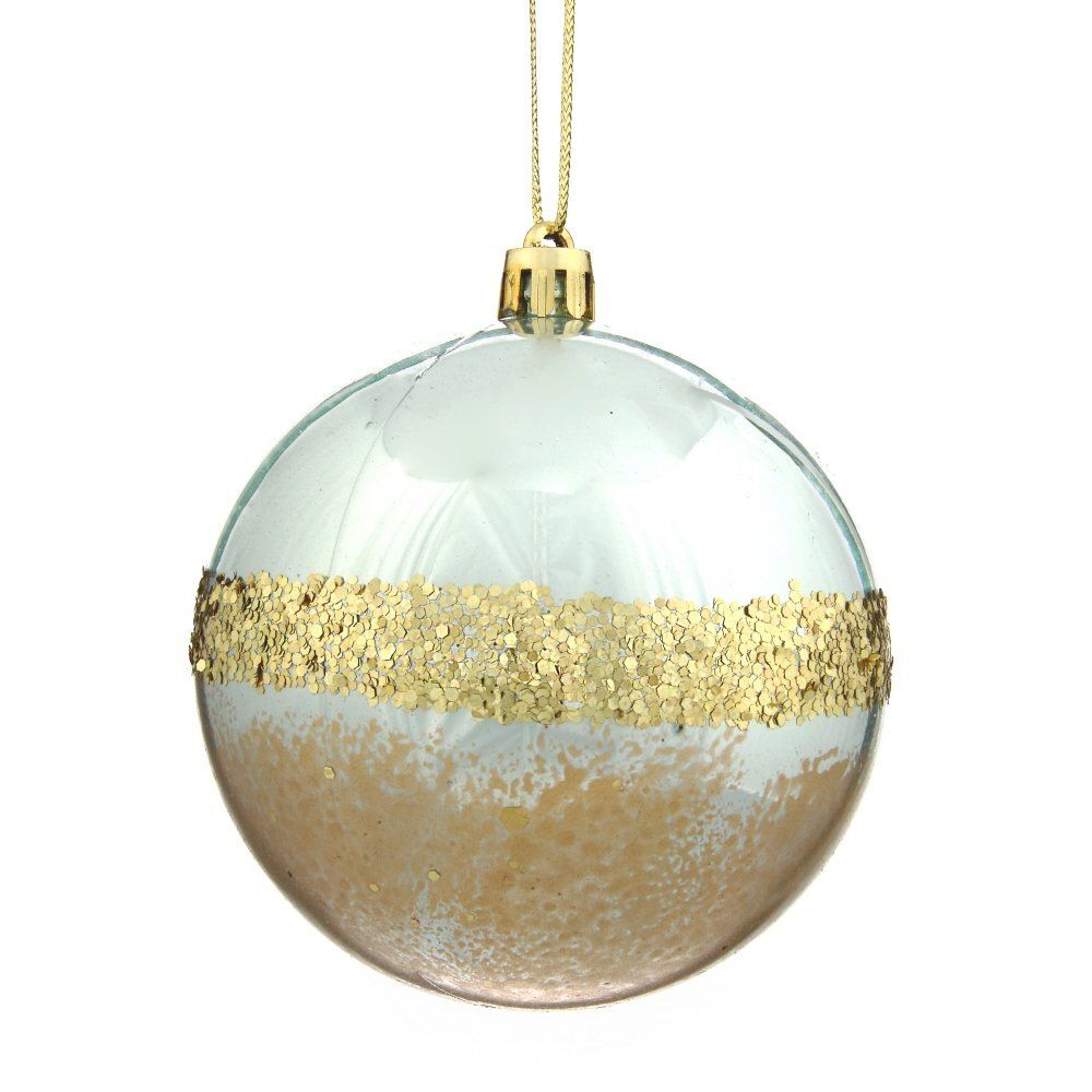 GAEM Набор из 12шт Украшение новогоднее Шар "Золотое кольцо Сатурна", D8 см L35 W26 H9 см D8 см