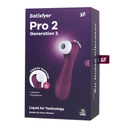 Satisfyer Pro 2 Generation 3 с эффектом струи воды (2 насадки)