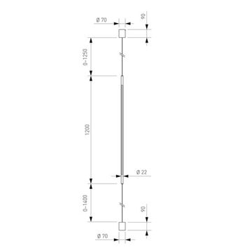 604051 LED 3000К / подвесной светильник / черный
