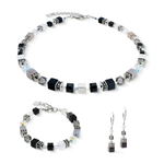 Серьги Coeur de Lion Black-Silver 3039/21-1317
