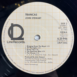 Винтажная виниловая пластинка LP John Stewart Trancas (Germany 1984)