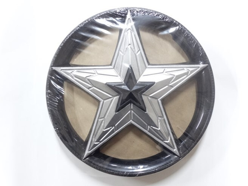 Колпак колеса R14 Звезда Super Silver (в мешке 5 упак) (STAR)