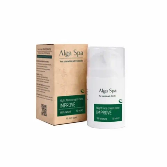 Крем-уход Alga Spa для лица ночной Совершенствуй «Night face cream care IMPROVE», 50 мл