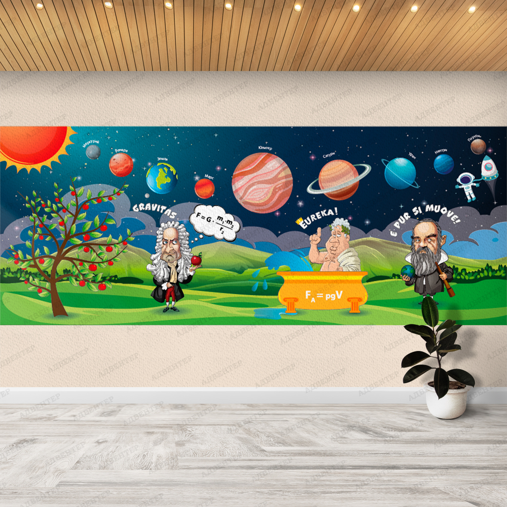Фотообои для школы Кабинет физики 008