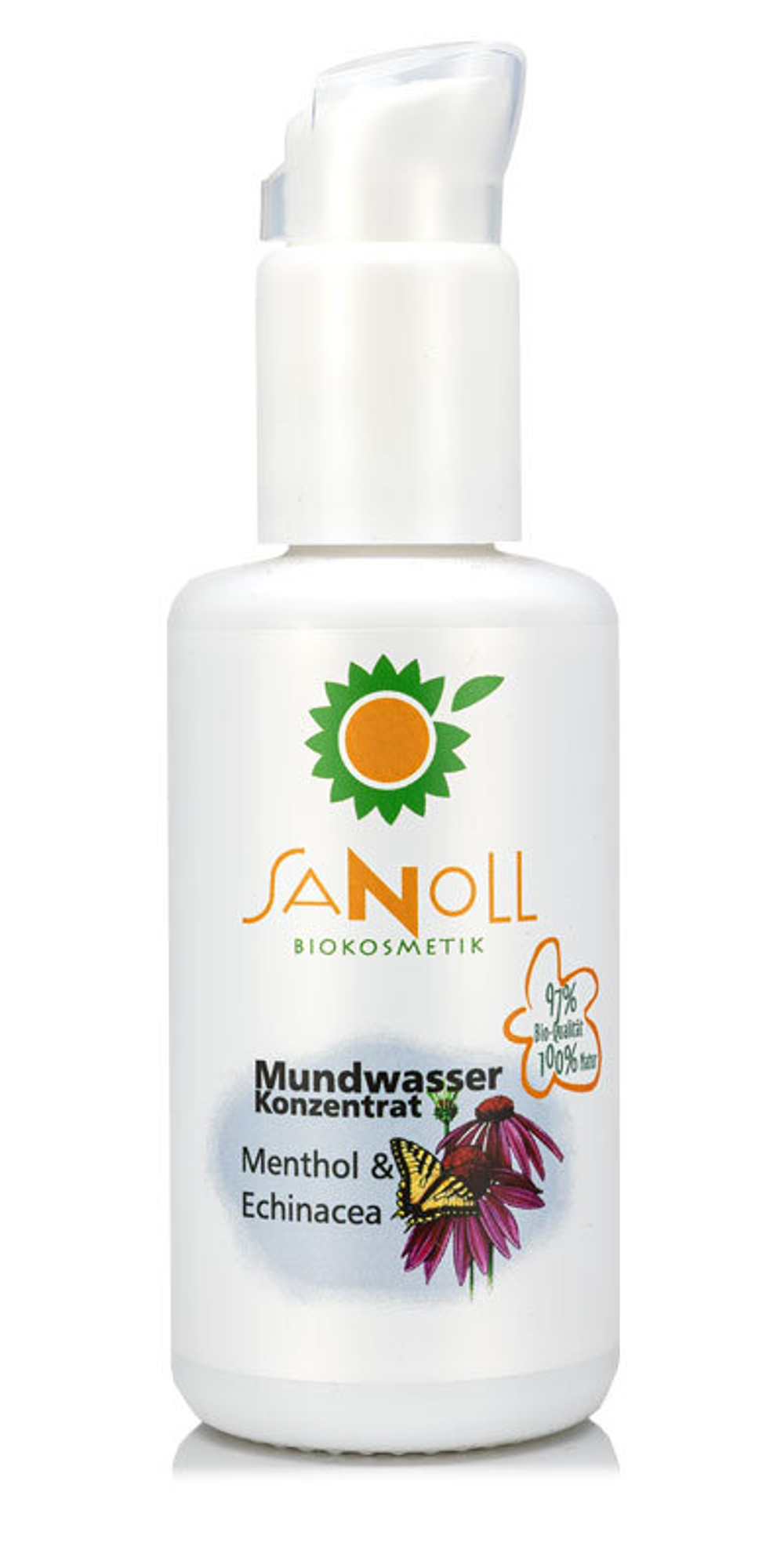 Ополаскиватель для полости рта Sanoll с ментолом и эхинацеей, 100 мл