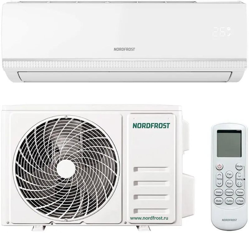 Сплит-система кондиционер NORDFROST AC 09 QUB на 25 м²