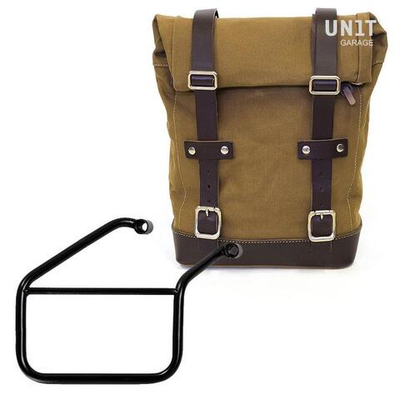 Unitgarage Боковая сумка из кожи + правый держатель Triumph Trident 660